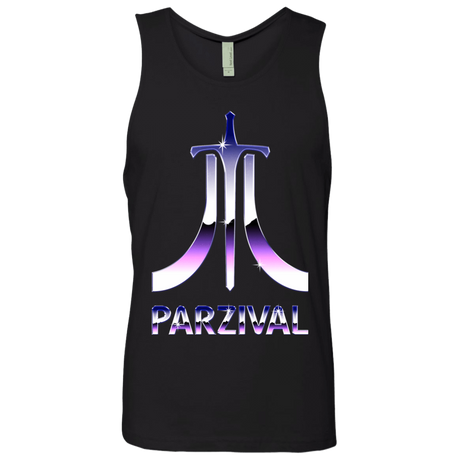 T-Shirts Black / S Parzival Retro Men's Premium Tank Top