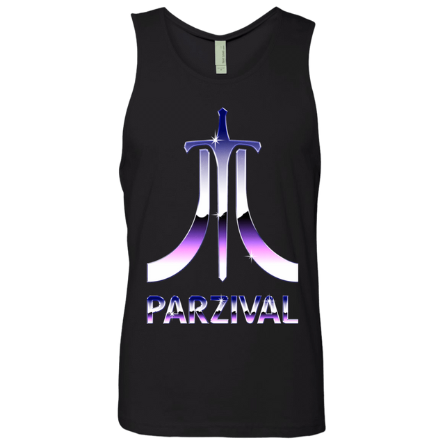 T-Shirts Black / S Parzival Retro Men's Premium Tank Top