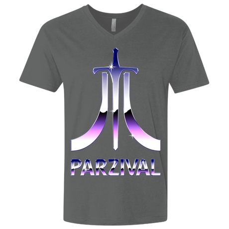 T-Shirts Heavy Metal / X-Small Parzival Retro Men's Premium V-Neck
