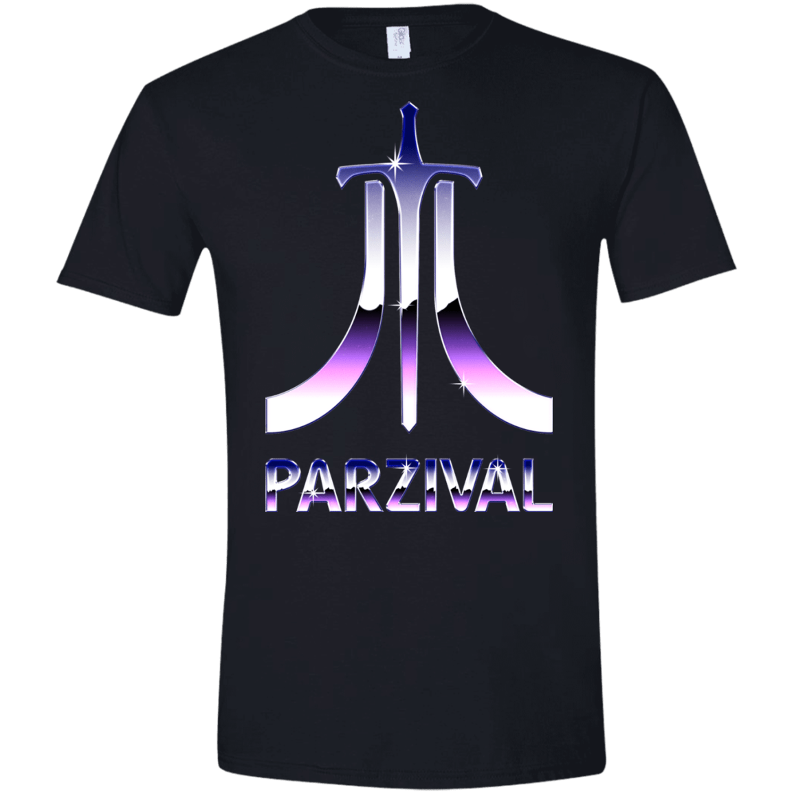 T-Shirts Black / X-Small Parzival Retro Men's Semi-Fitted Softstyle