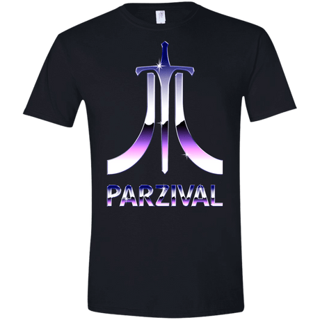 T-Shirts Black / X-Small Parzival Retro Men's Semi-Fitted Softstyle