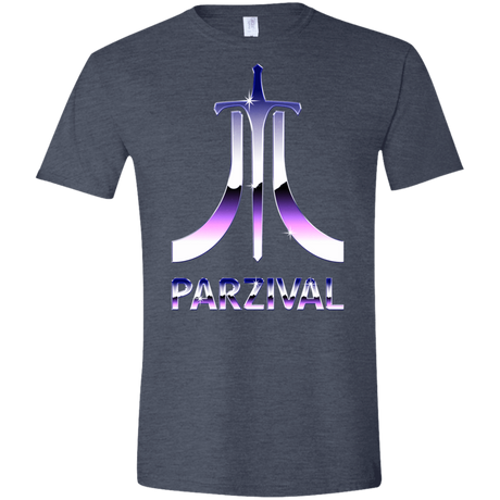 T-Shirts Heather Navy / S Parzival Retro Men's Semi-Fitted Softstyle