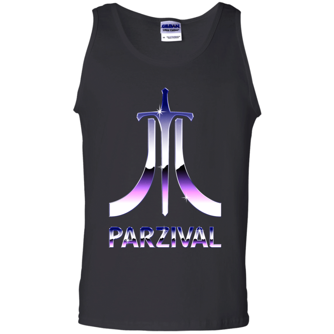 T-Shirts Black / S Parzival Retro Men's Tank Top