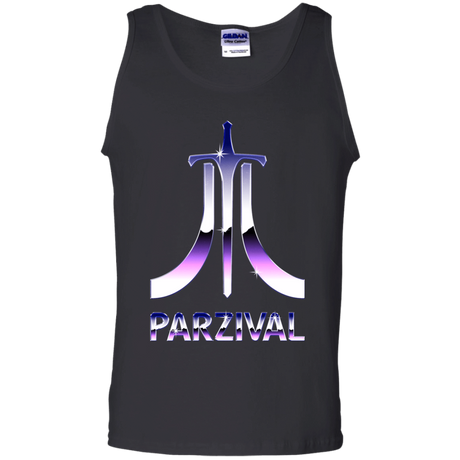 T-Shirts Black / S Parzival Retro Men's Tank Top