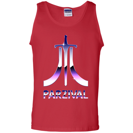 T-Shirts Red / S Parzival Retro Men's Tank Top
