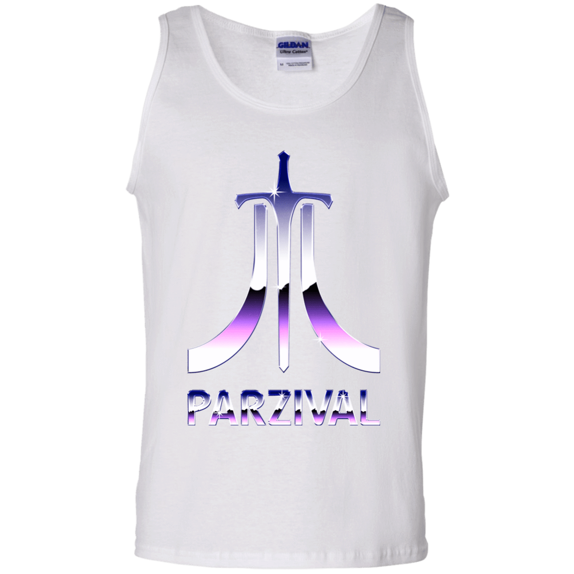 T-Shirts White / S Parzival Retro Men's Tank Top
