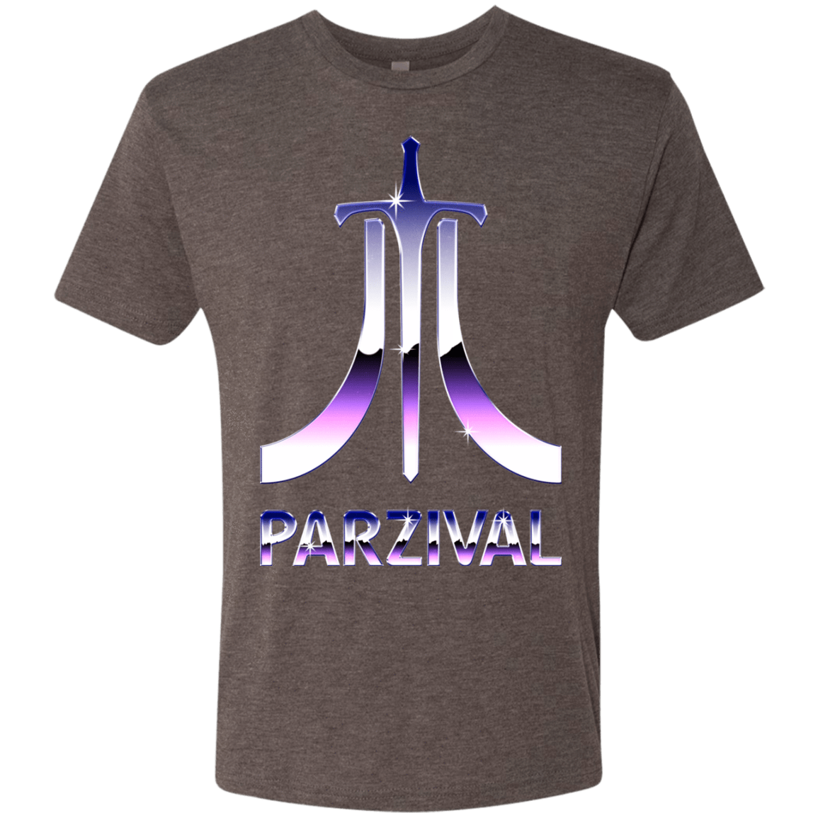 T-Shirts Macchiato / S Parzival Retro Men's Triblend T-Shirt