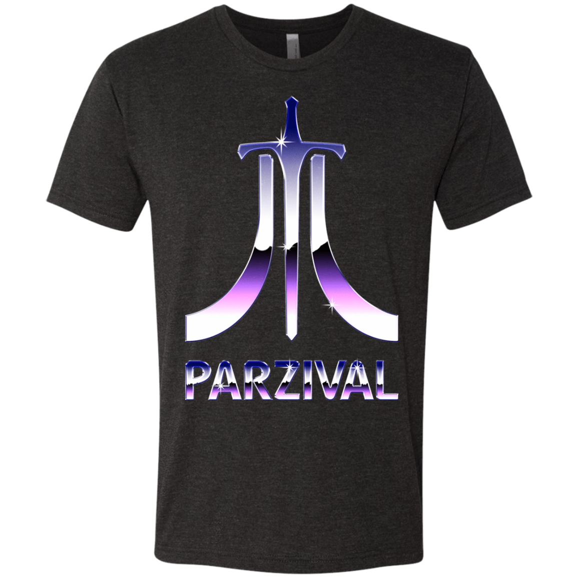 T-Shirts Vintage Black / S Parzival Retro Men's Triblend T-Shirt