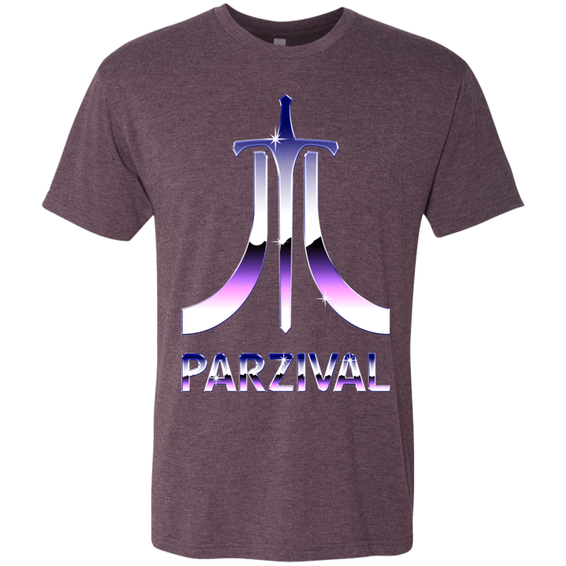 T-Shirts Vintage Purple / S Parzival Retro Men's Triblend T-Shirt