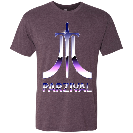 T-Shirts Vintage Purple / S Parzival Retro Men's Triblend T-Shirt