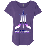 T-Shirts Purple Rush / X-Small Parzival Retro Triblend Dolman Sleeve