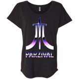 T-Shirts Vintage Black / X-Small Parzival Retro Triblend Dolman Sleeve