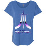T-Shirts Vintage Royal / X-Small Parzival Retro Triblend Dolman Sleeve