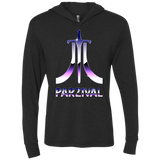 T-Shirts Vintage Black / X-Small Parzival Retro Triblend Long Sleeve Hoodie Tee