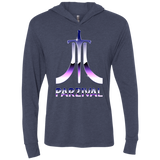 T-Shirts Vintage Navy / X-Small Parzival Retro Triblend Long Sleeve Hoodie Tee