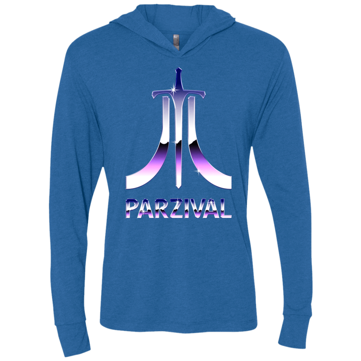 T-Shirts Vintage Royal / X-Small Parzival Retro Triblend Long Sleeve Hoodie Tee