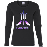 T-Shirts Black / S Parzival Retro Women's Long Sleeve T-Shirt