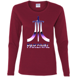 T-Shirts Cardinal / S Parzival Retro Women's Long Sleeve T-Shirt