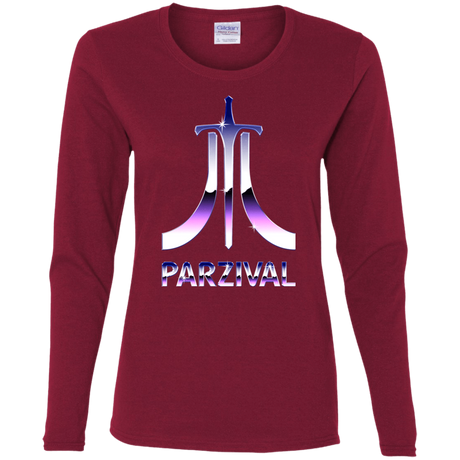 T-Shirts Cardinal / S Parzival Retro Women's Long Sleeve T-Shirt