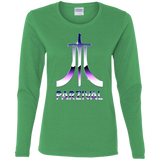 T-Shirts Irish Green / S Parzival Retro Women's Long Sleeve T-Shirt