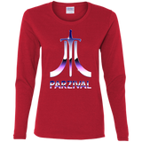 T-Shirts Red / S Parzival Retro Women's Long Sleeve T-Shirt