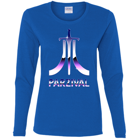 T-Shirts Royal / S Parzival Retro Women's Long Sleeve T-Shirt