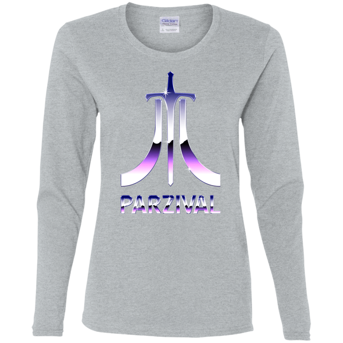 T-Shirts Sport Grey / S Parzival Retro Women's Long Sleeve T-Shirt