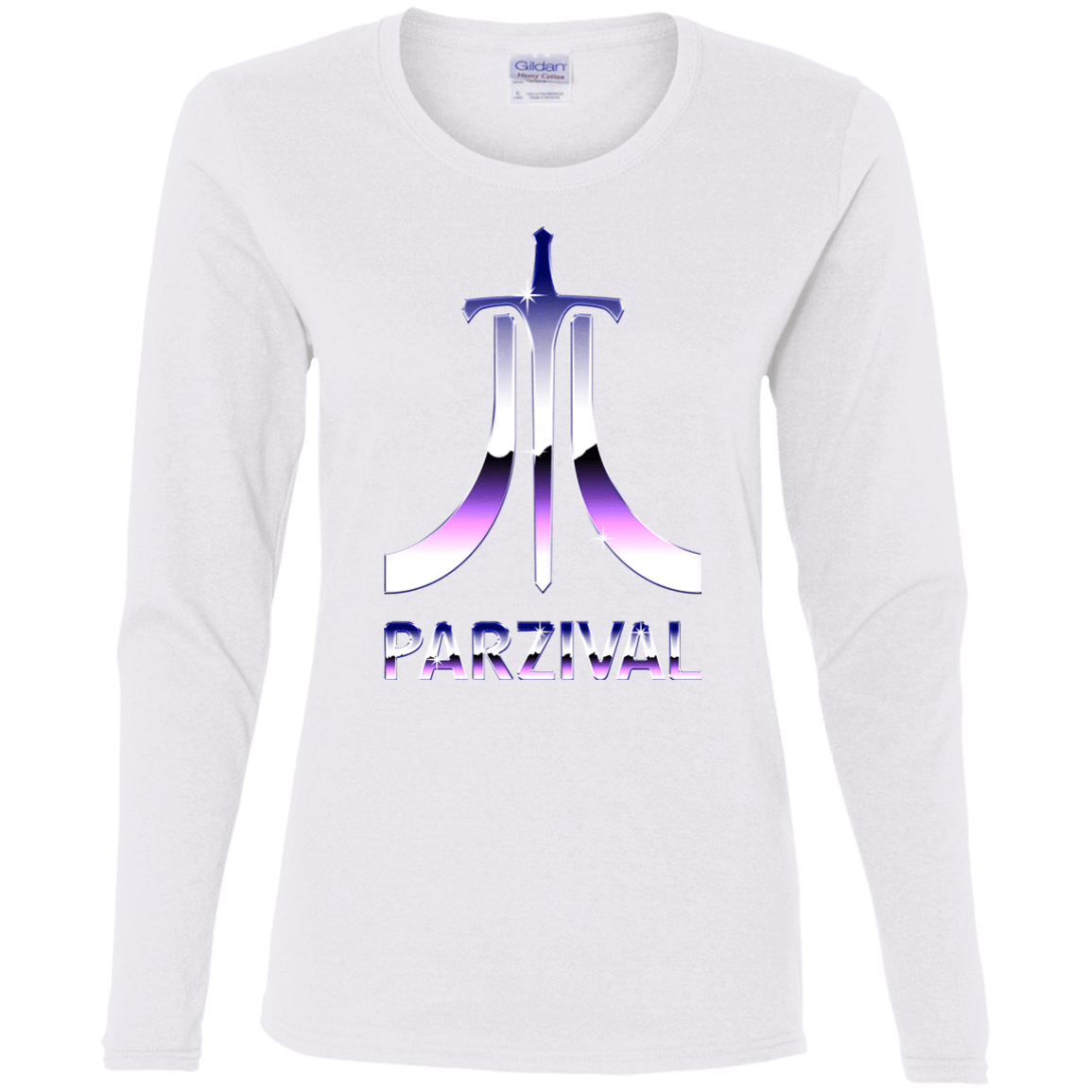 T-Shirts White / S Parzival Retro Women's Long Sleeve T-Shirt