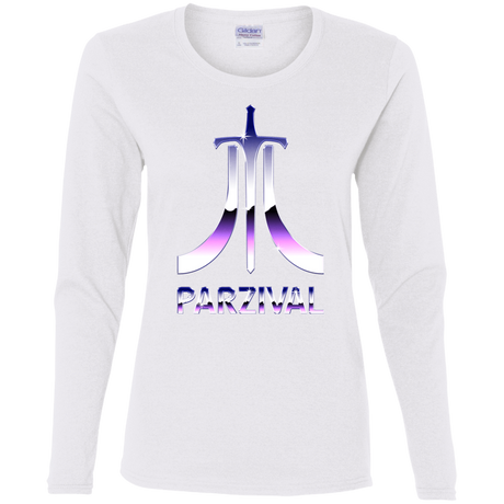 T-Shirts White / S Parzival Retro Women's Long Sleeve T-Shirt