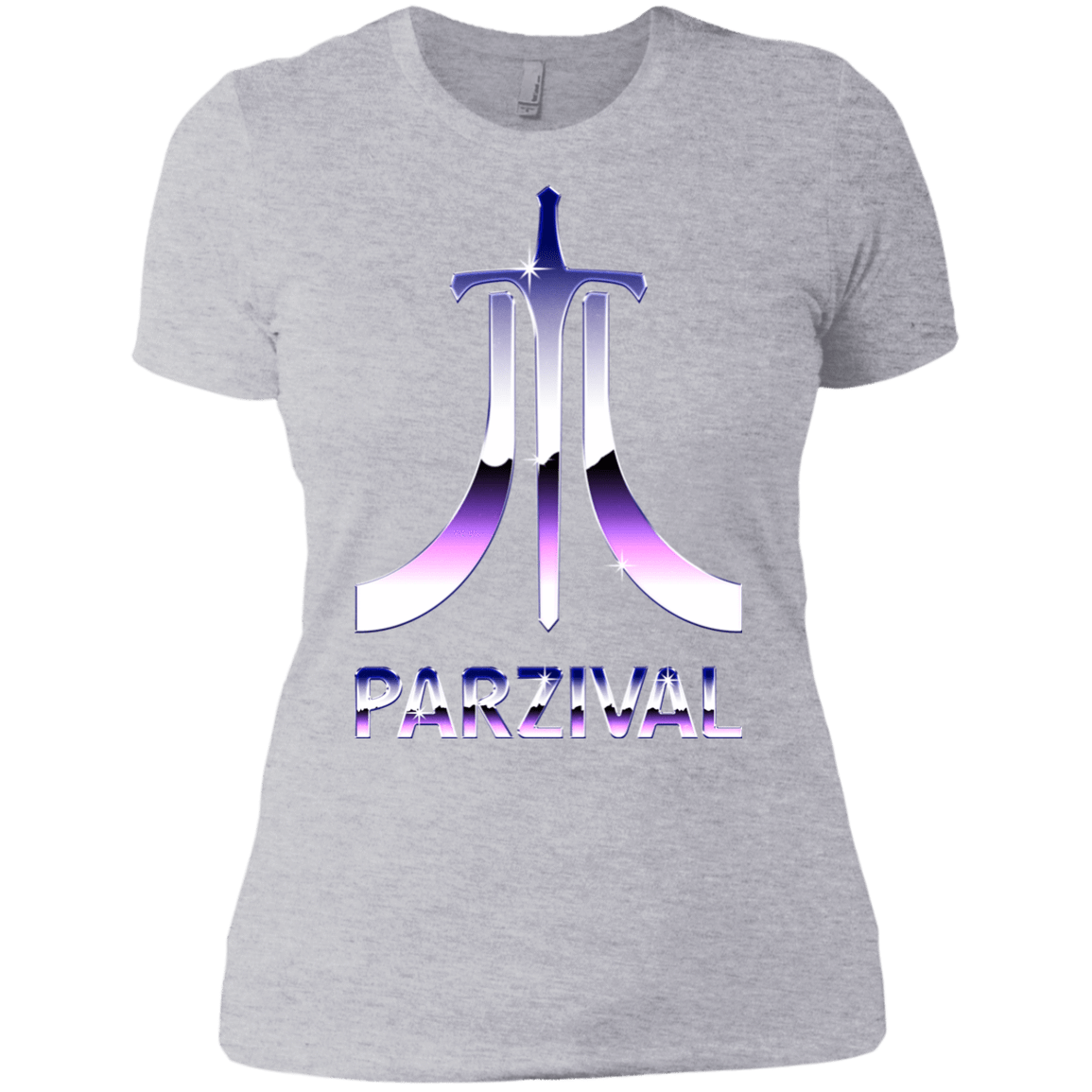 T-Shirts Heather Grey / X-Small Parzival Retro Women's Premium T-Shirt