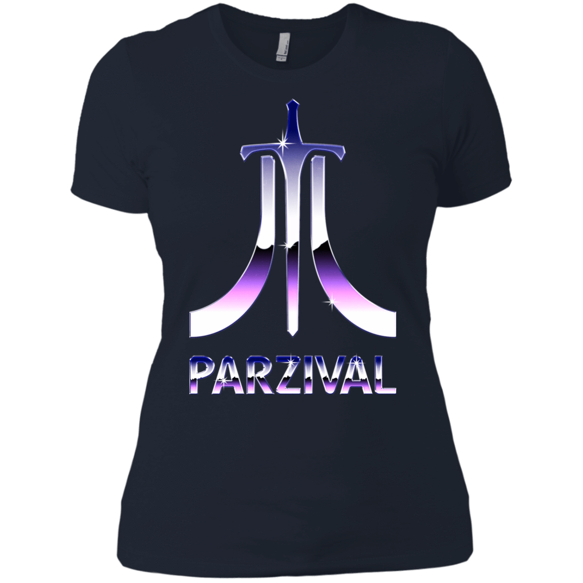 T-Shirts Midnight Navy / X-Small Parzival Retro Women's Premium T-Shirt