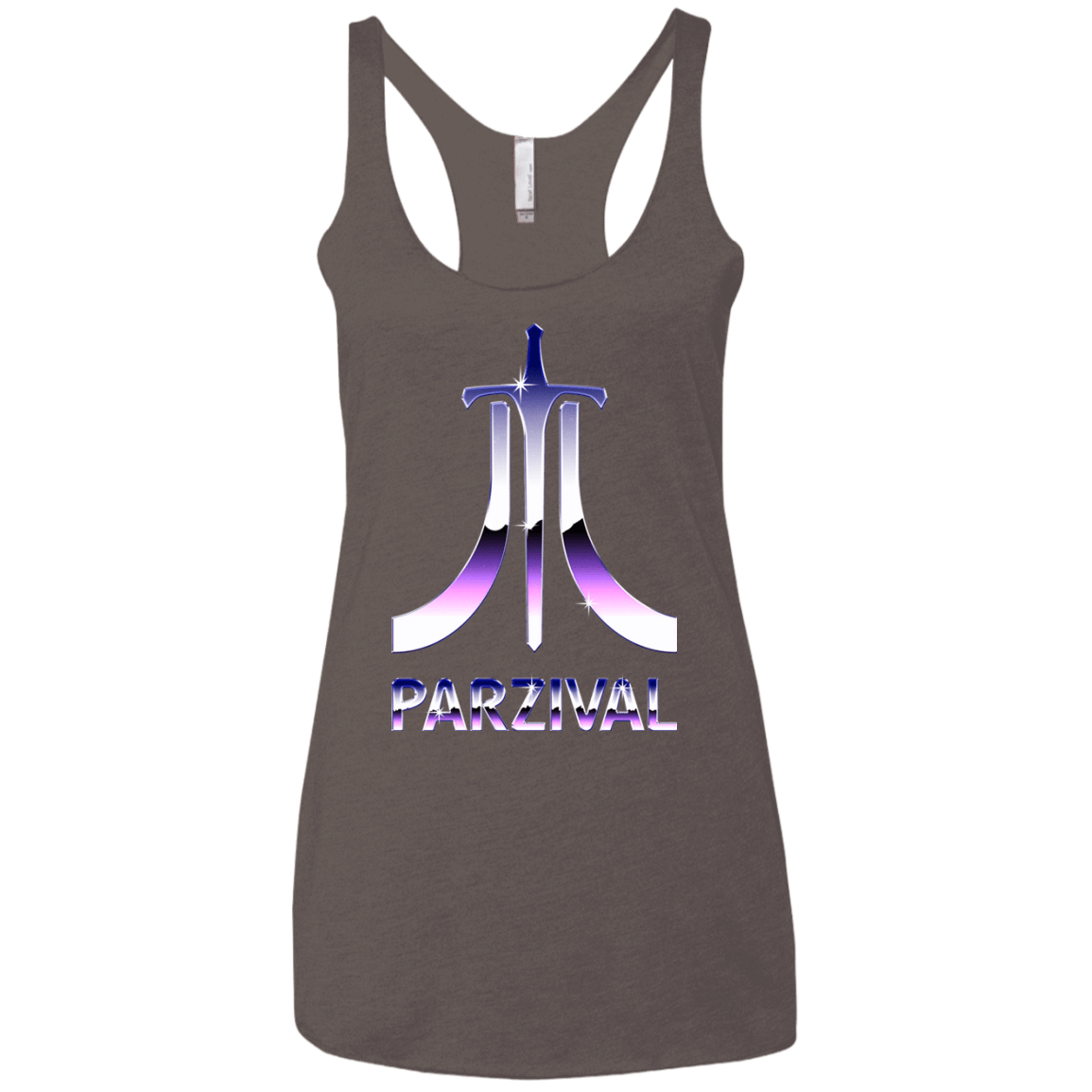 T-Shirts Macchiato / X-Small Parzival Retro Women's Triblend Racerback Tank