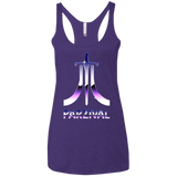 T-Shirts Purple Rush / X-Small Parzival Retro Women's Triblend Racerback Tank