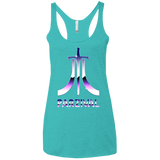 T-Shirts Tahiti Blue / X-Small Parzival Retro Women's Triblend Racerback Tank