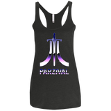 T-Shirts Vintage Black / X-Small Parzival Retro Women's Triblend Racerback Tank