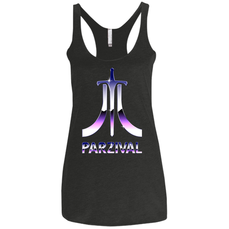 T-Shirts Vintage Black / X-Small Parzival Retro Women's Triblend Racerback Tank