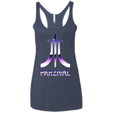 T-Shirts Vintage Navy / X-Small Parzival Retro Women's Triblend Racerback Tank