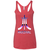 T-Shirts Vintage Red / X-Small Parzival Retro Women's Triblend Racerback Tank