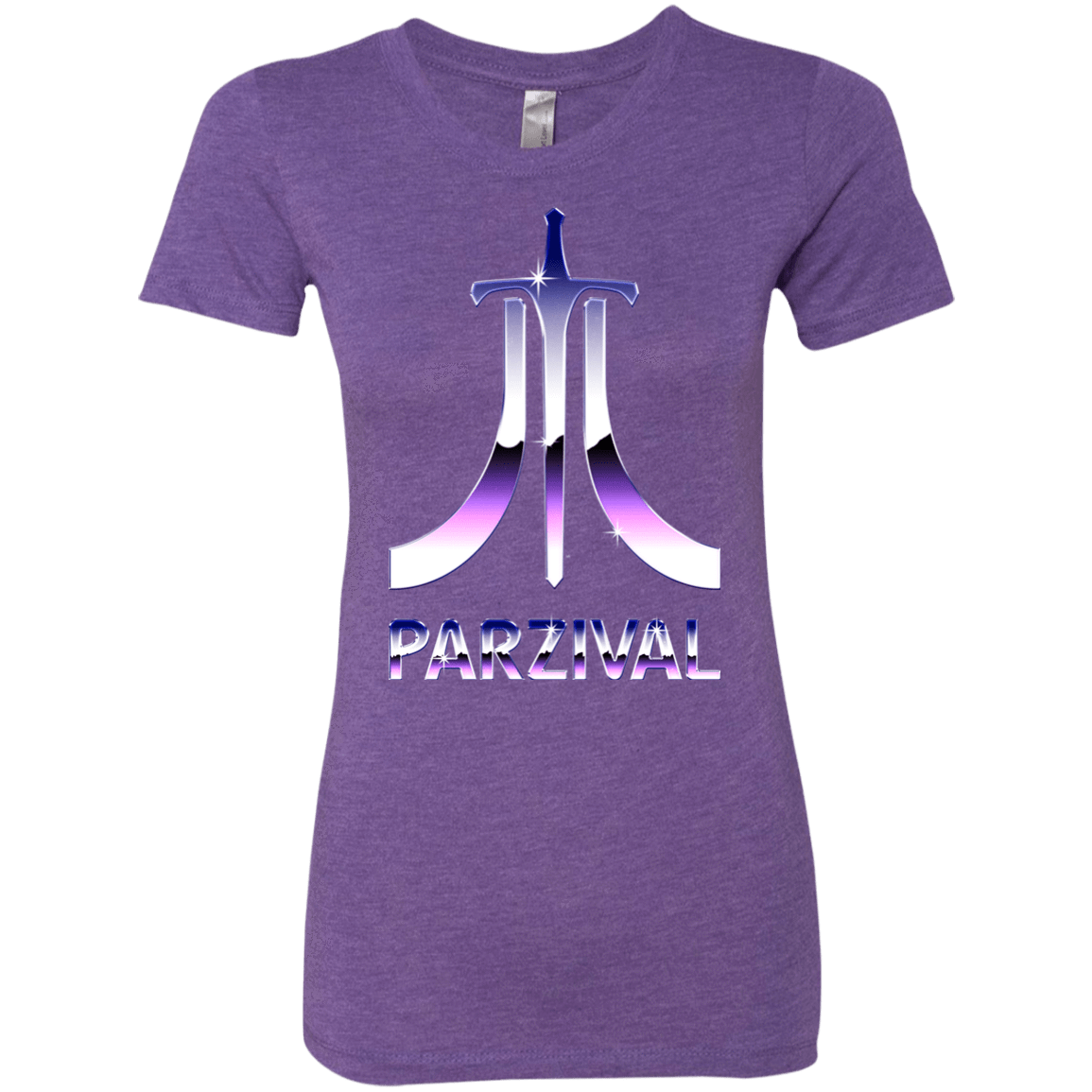 T-Shirts Purple Rush / S Parzival Retro Women's Triblend T-Shirt