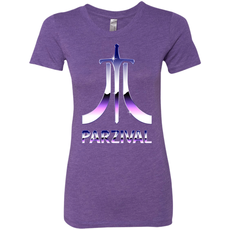 T-Shirts Purple Rush / S Parzival Retro Women's Triblend T-Shirt