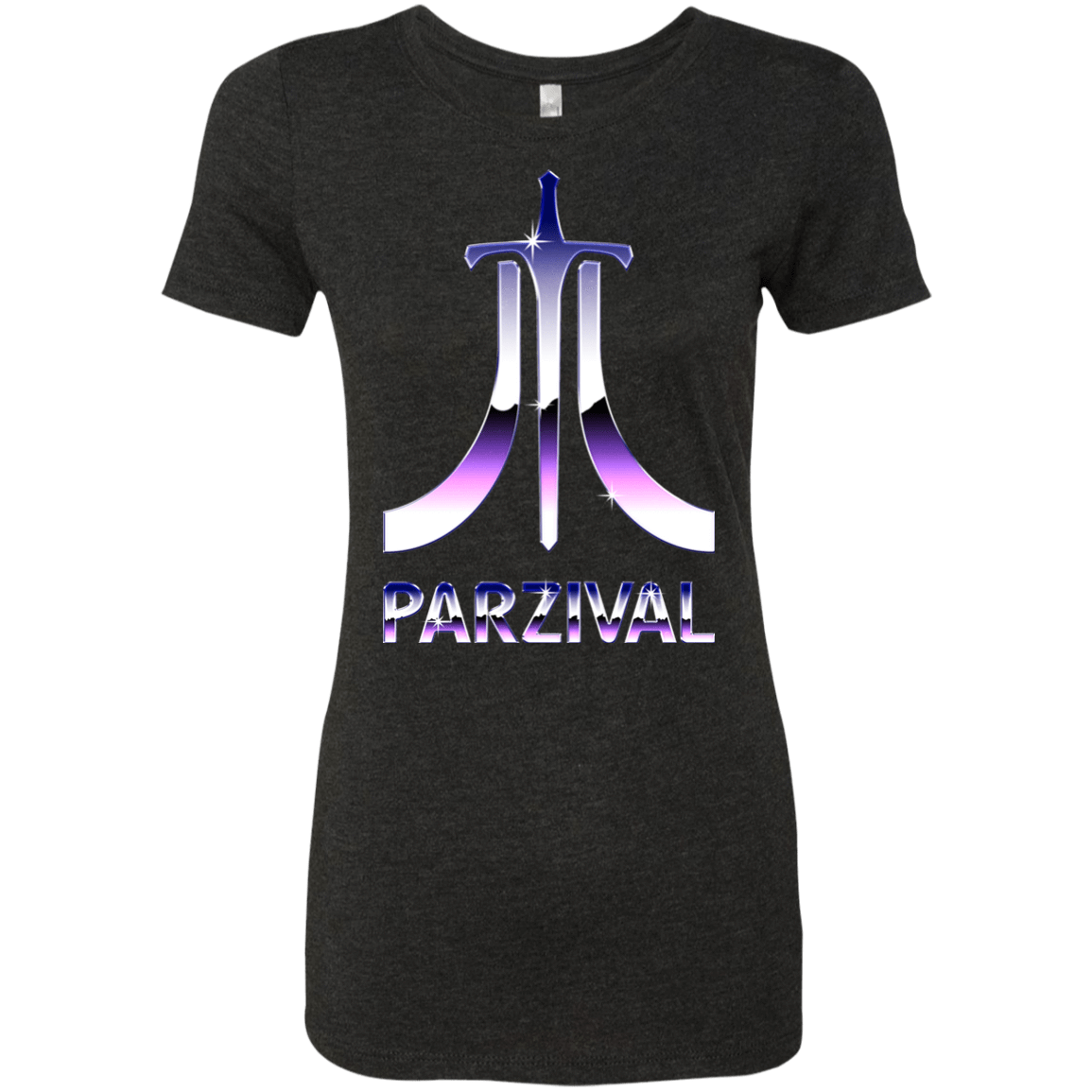 T-Shirts Vintage Black / S Parzival Retro Women's Triblend T-Shirt