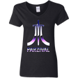 T-Shirts Black / S Parzival Retro Women's V-Neck T-Shirt