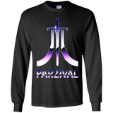 T-Shirts Black / YS Parzival Retro Youth Long Sleeve T-Shirt
