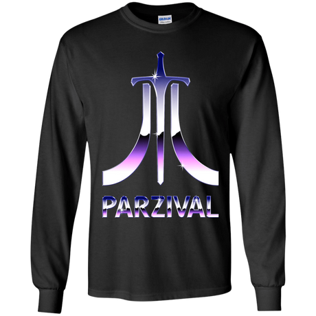 T-Shirts Black / YS Parzival Retro Youth Long Sleeve T-Shirt