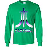 T-Shirts Irish Green / YS Parzival Retro Youth Long Sleeve T-Shirt
