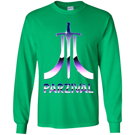T-Shirts Irish Green / YS Parzival Retro Youth Long Sleeve T-Shirt