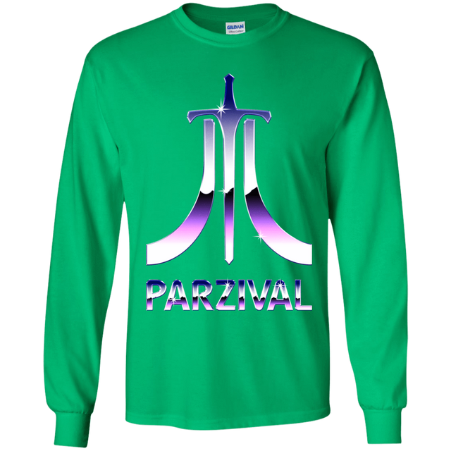 T-Shirts Irish Green / YS Parzival Retro Youth Long Sleeve T-Shirt