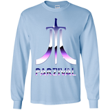 T-Shirts Light Blue / YS Parzival Retro Youth Long Sleeve T-Shirt