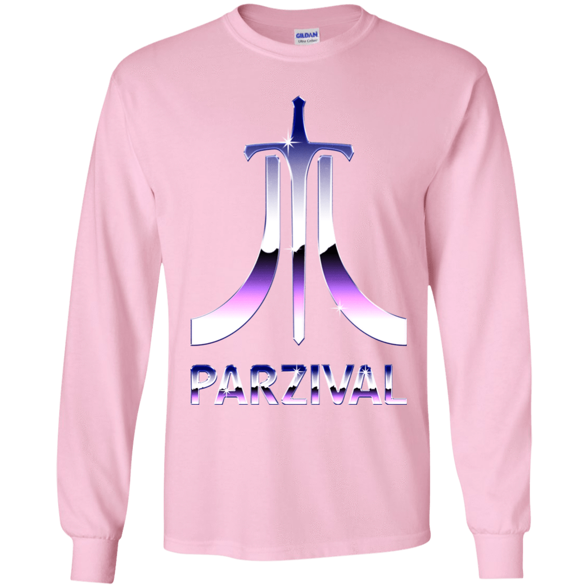 T-Shirts Light Pink / YS Parzival Retro Youth Long Sleeve T-Shirt