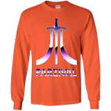 T-Shirts Orange / YS Parzival Retro Youth Long Sleeve T-Shirt